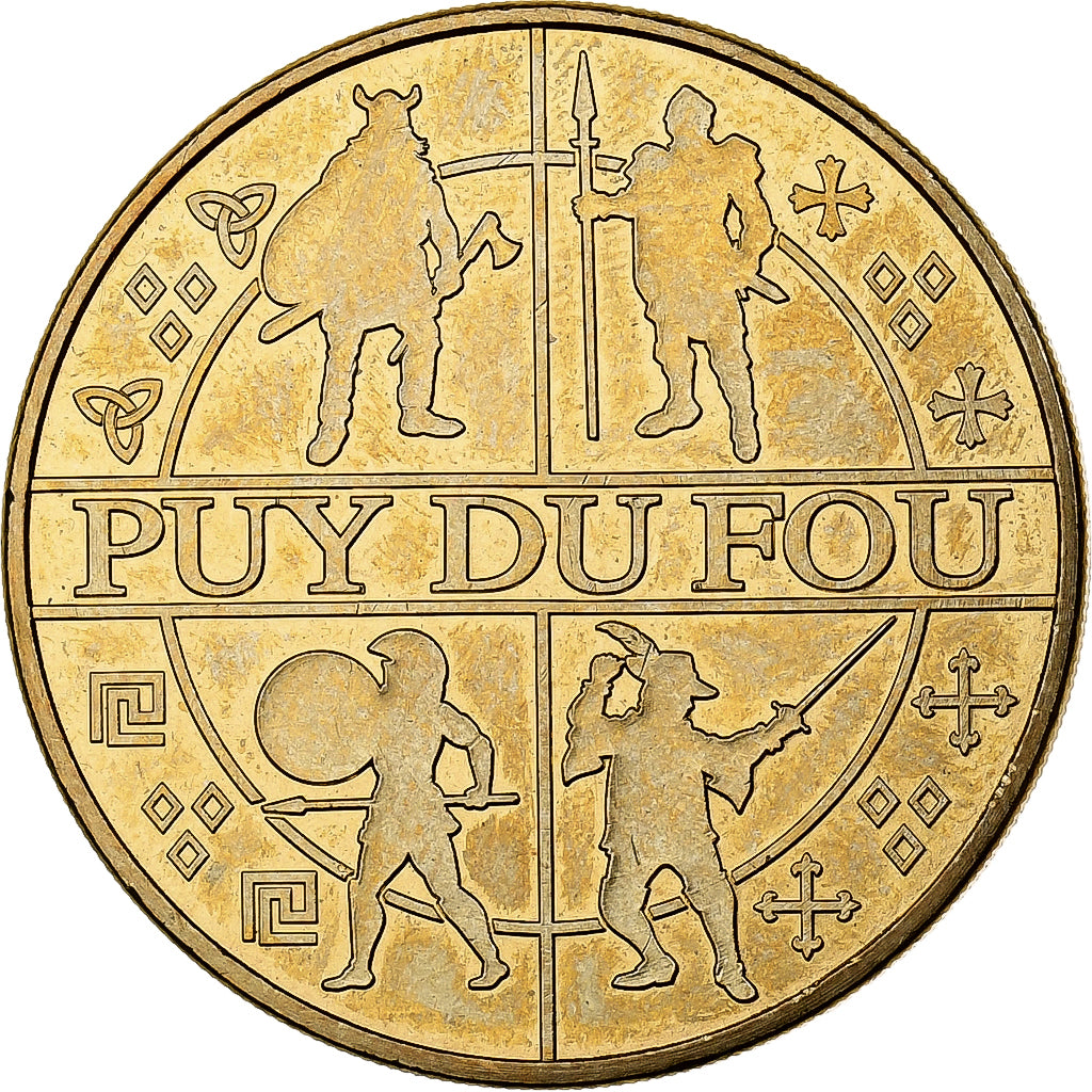 Francia, ficha, Le Puy du Fou, 2013, Rame-nichel-alluminio, Monnaie de Paris