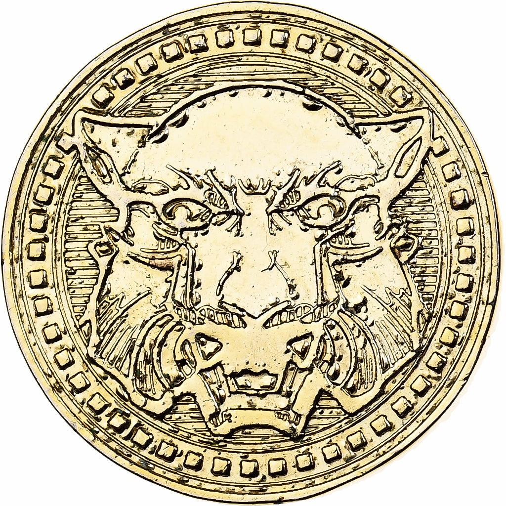 Francia, zeton, Fort Boyard, Aluminio y cuproníquel, EBC