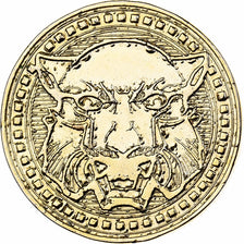 Francia, zeton, Fort Boyard, Aluminio y cuproníquel, EBC