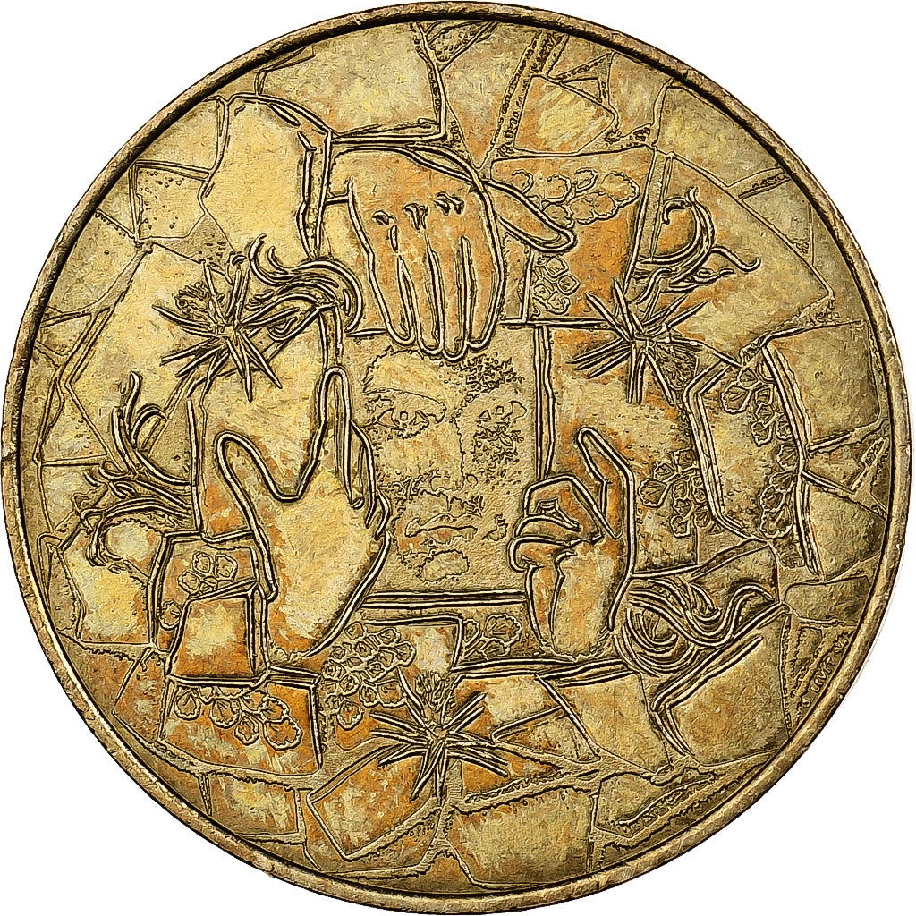 Frankrijk, Secours Populaire, Jeton Souvenir, 1995, Bronzen, Pessac, ZF