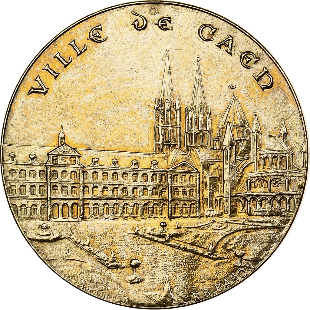 France, Token, Ville de Caen, Bronze, AU(55-58)