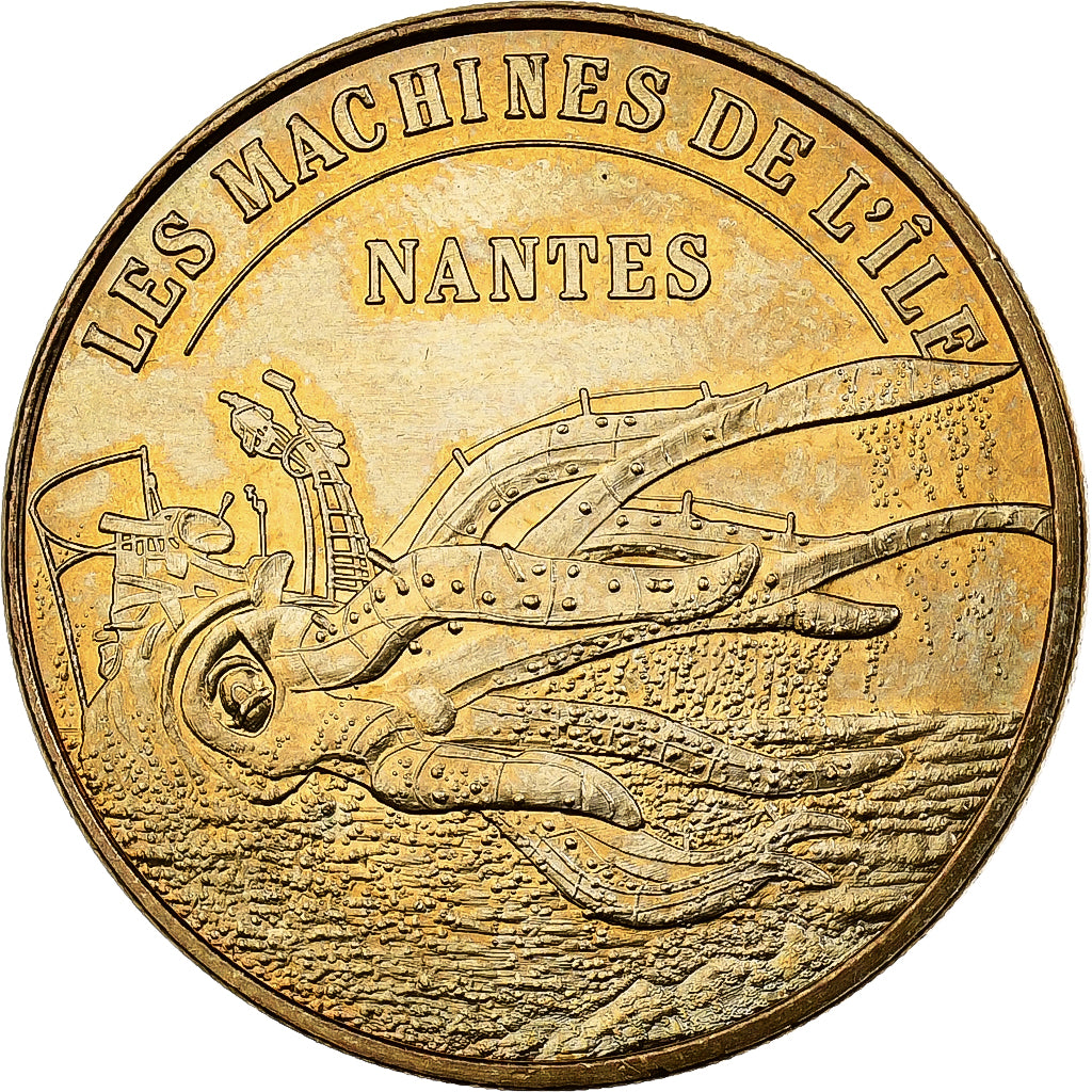 France, Token, Nantes -  Les machines de l'ile n°2, 2010, Copper-nickel