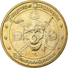 Francja, Token, Disneyland n°27 - Pirates of the Caribbean, 2011, Miedzionikiel