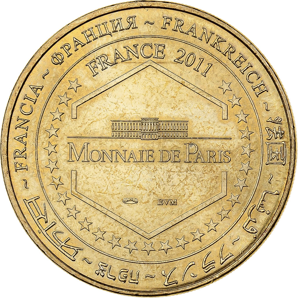 Francja, Token, Disneyland n°27 - Pirates of the Caribbean, 2011, Miedzionikiel