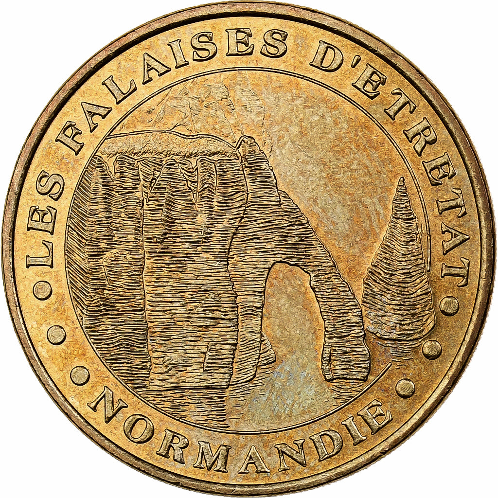 Francja, Token, Żeton turystyczny, Etretat -  Les Falaises, Sztuka i Kultura