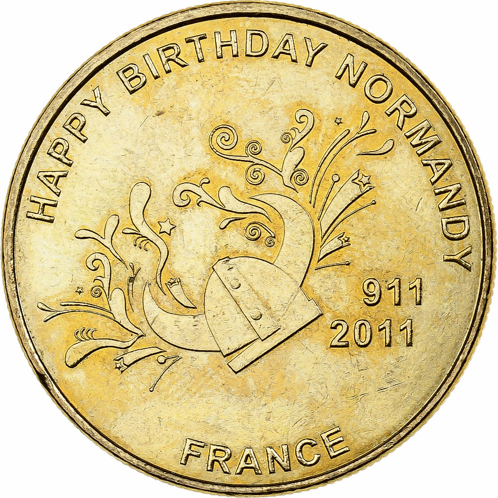 France, Token, Happy Birthday Normandy, 2011, Copper-nickel Aluminium, AU(55-58)