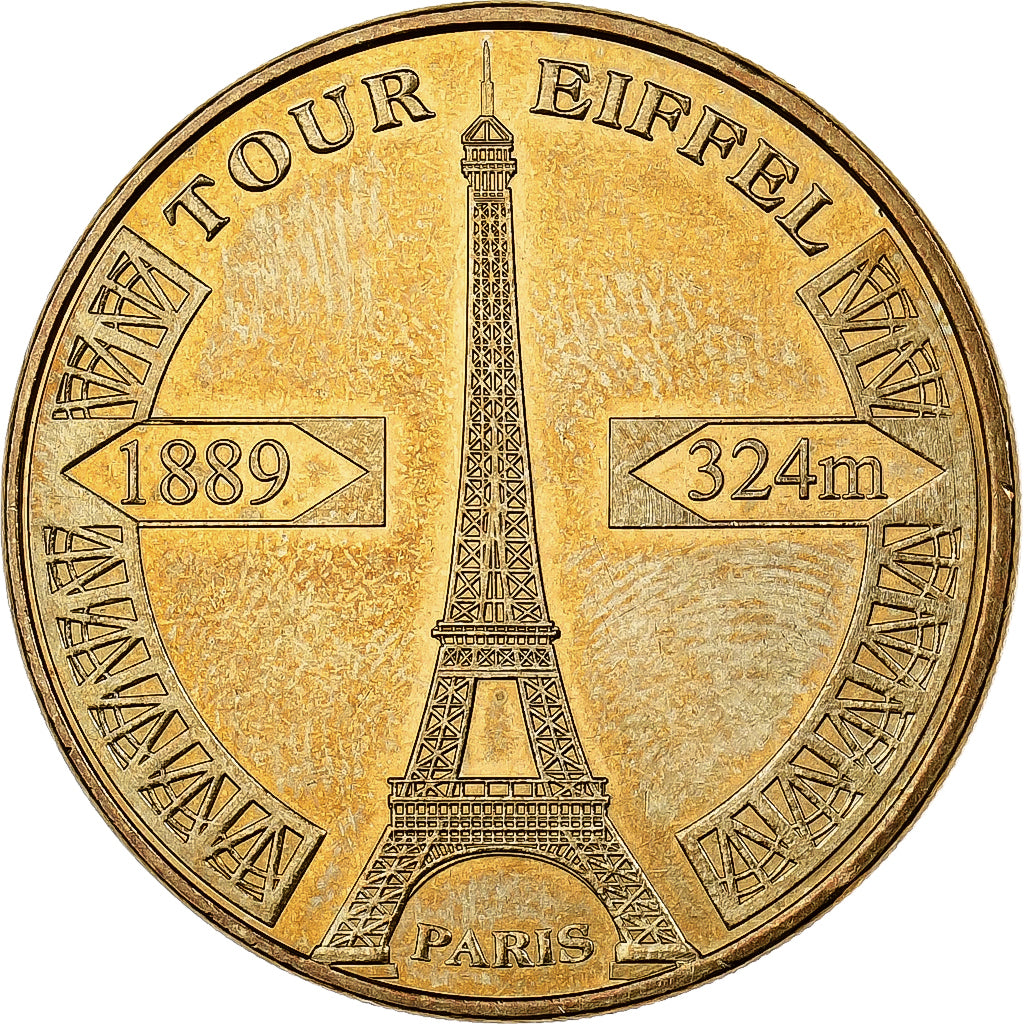 Francja, Token, Paris - La Tour Eiffel, 2010, Miedzionikiel Aluminium, MDP