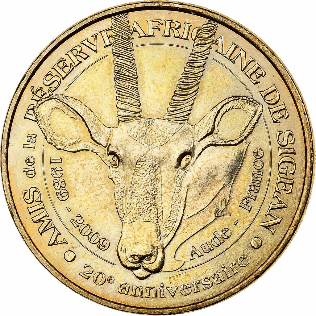 Francia, ficha, Sigean - Réserve n°10, 2009, Rame-nichel-alluminio, MDP, SPL-