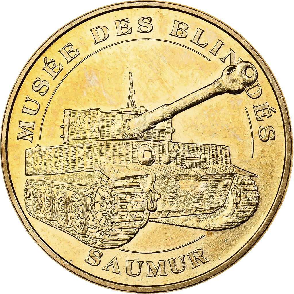 France, Token, Saumur - Musée des blindés n°3, 2012, Copper-nickel Aluminium