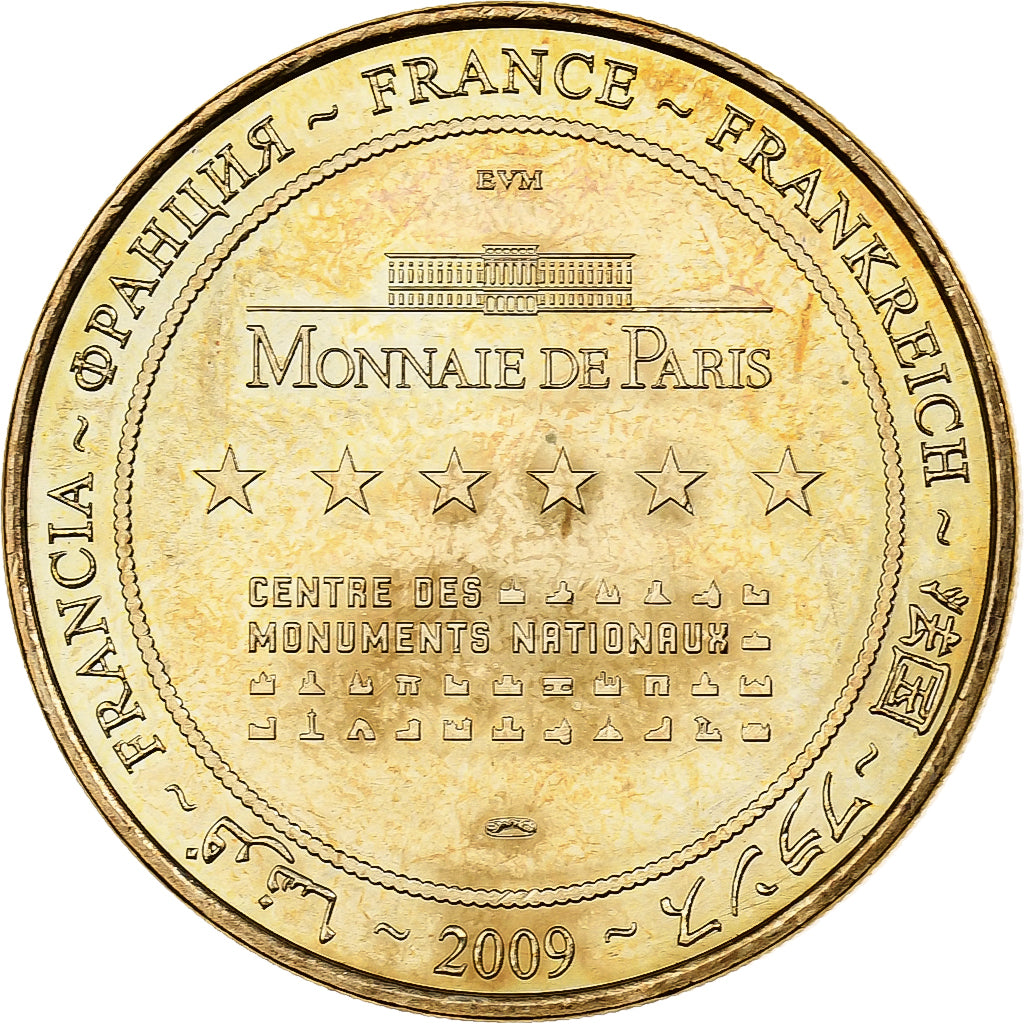 France, Token, 80/ Cathédrale Notre-Dame - Amiens, 2009, Copper-nickel