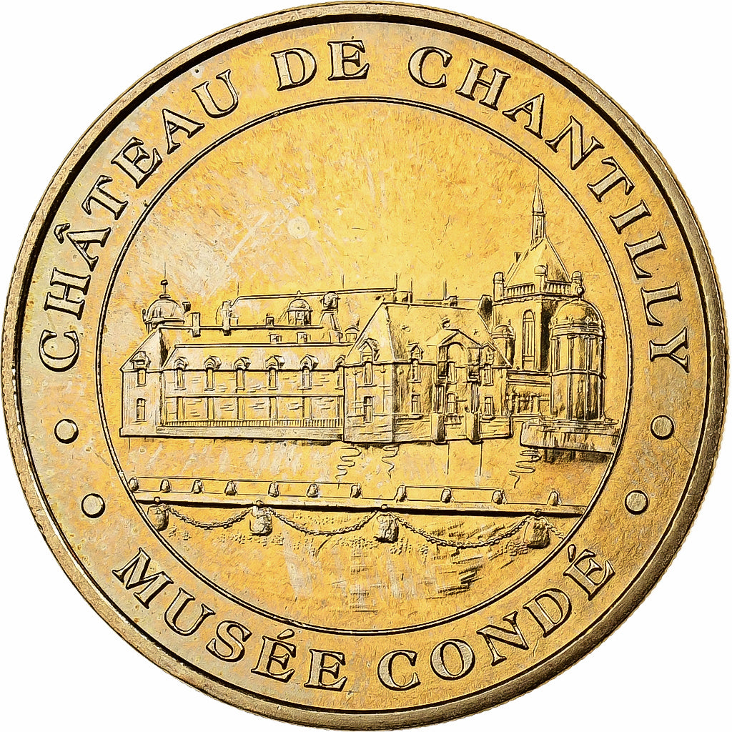 France, Token, 60/ Château de Chantilly, 2006, Copper-nickel Aluminium, Monnaie