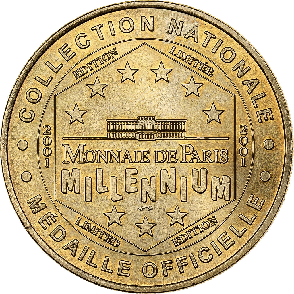 Francja, Token, Padirac - Le Gouffre n°1, 2001, Miedzionikiel Aluminium, MDP