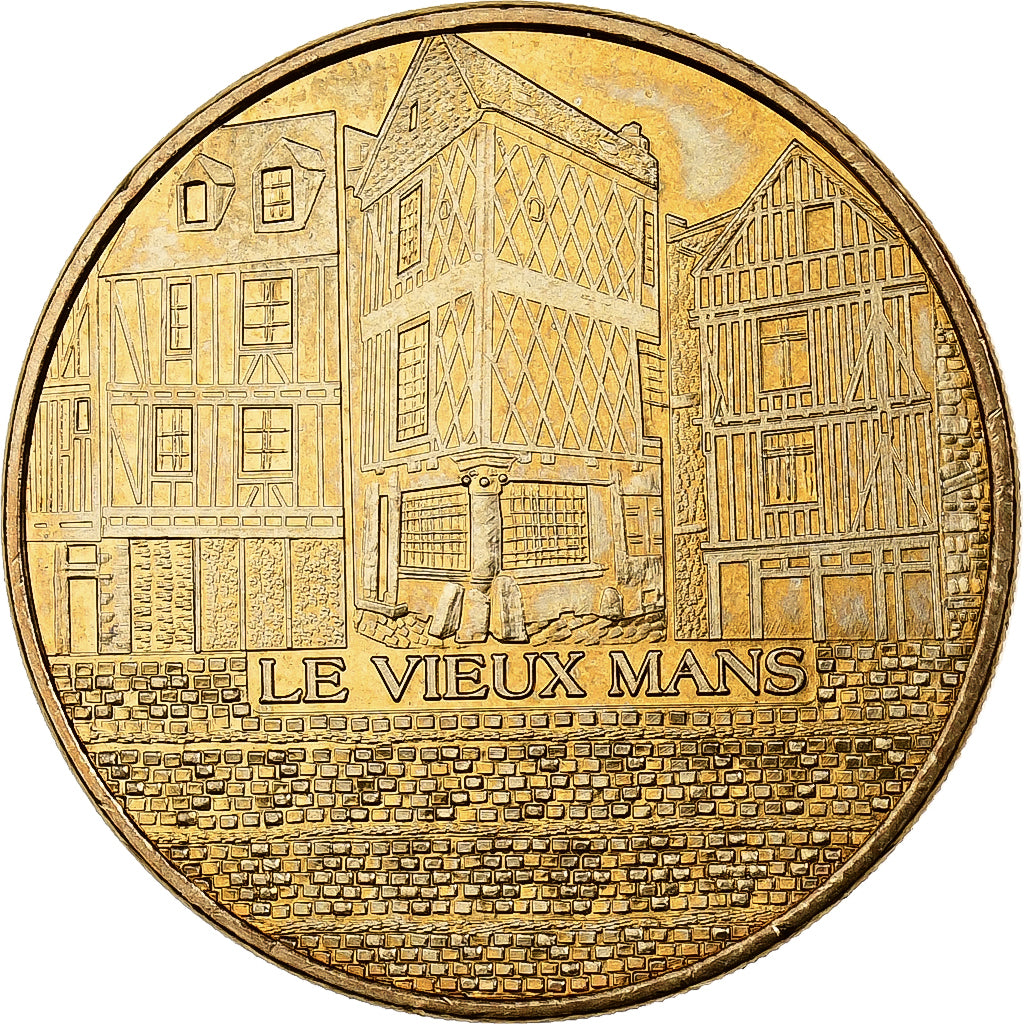 Frankreich, betaalpenning, Le Mans - Le vieux Mans, 2010, Copper-nickel
