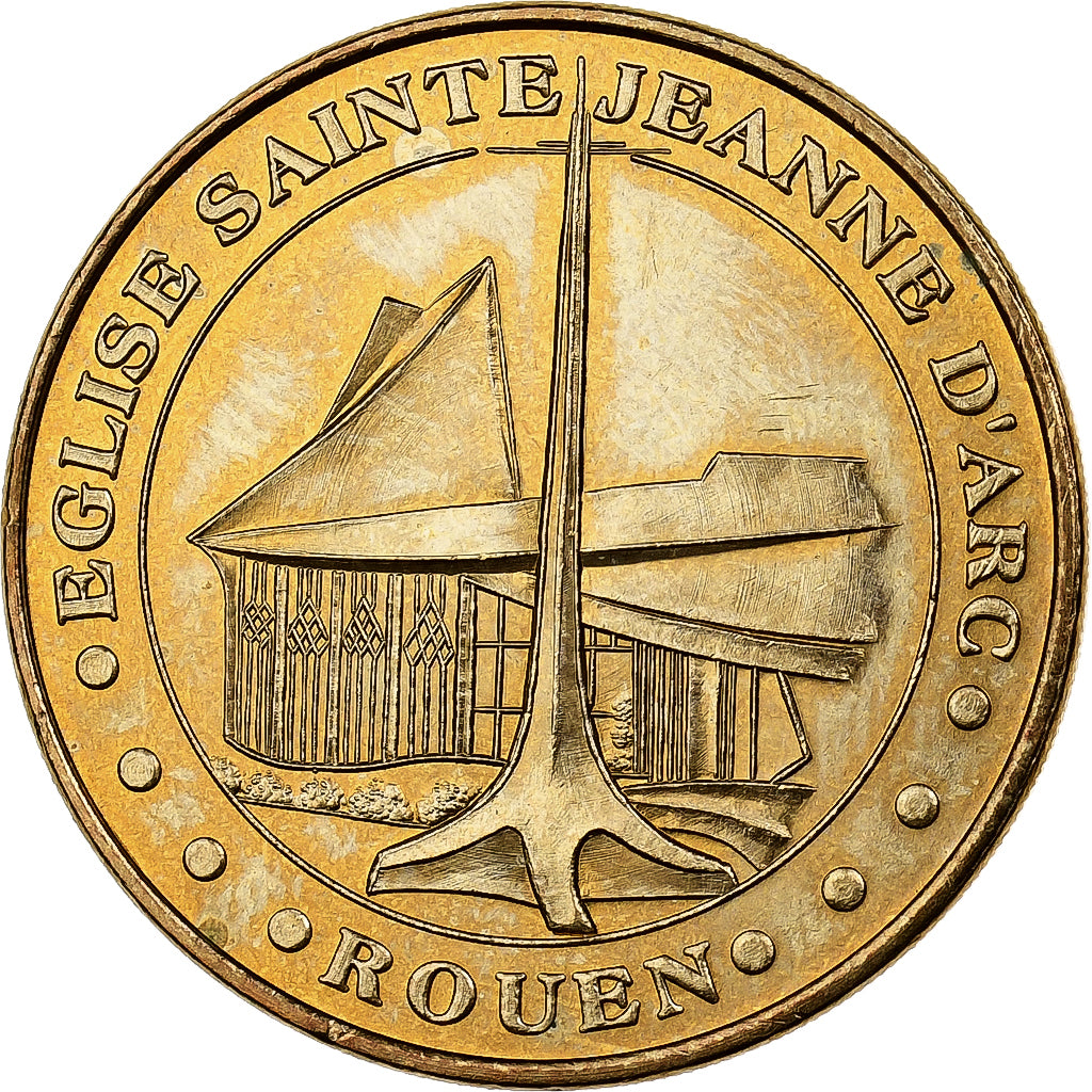 Francia, ficha, Eglise Sainte Jeanne d'Arc, Rouen, 2010, Rame-nichel-alluminio