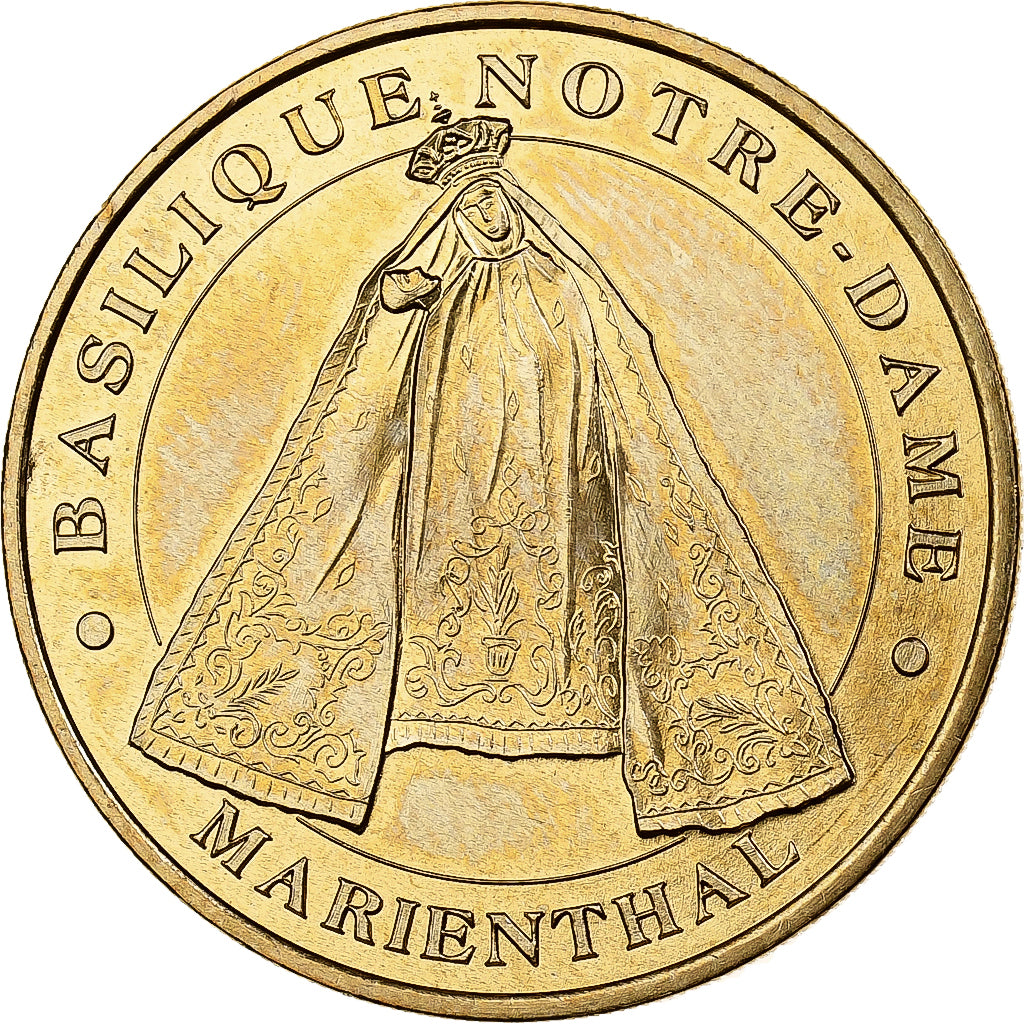 France, Token, Marienthal -  Basilique, 2001, Copper-nickel Aluminium, MDP