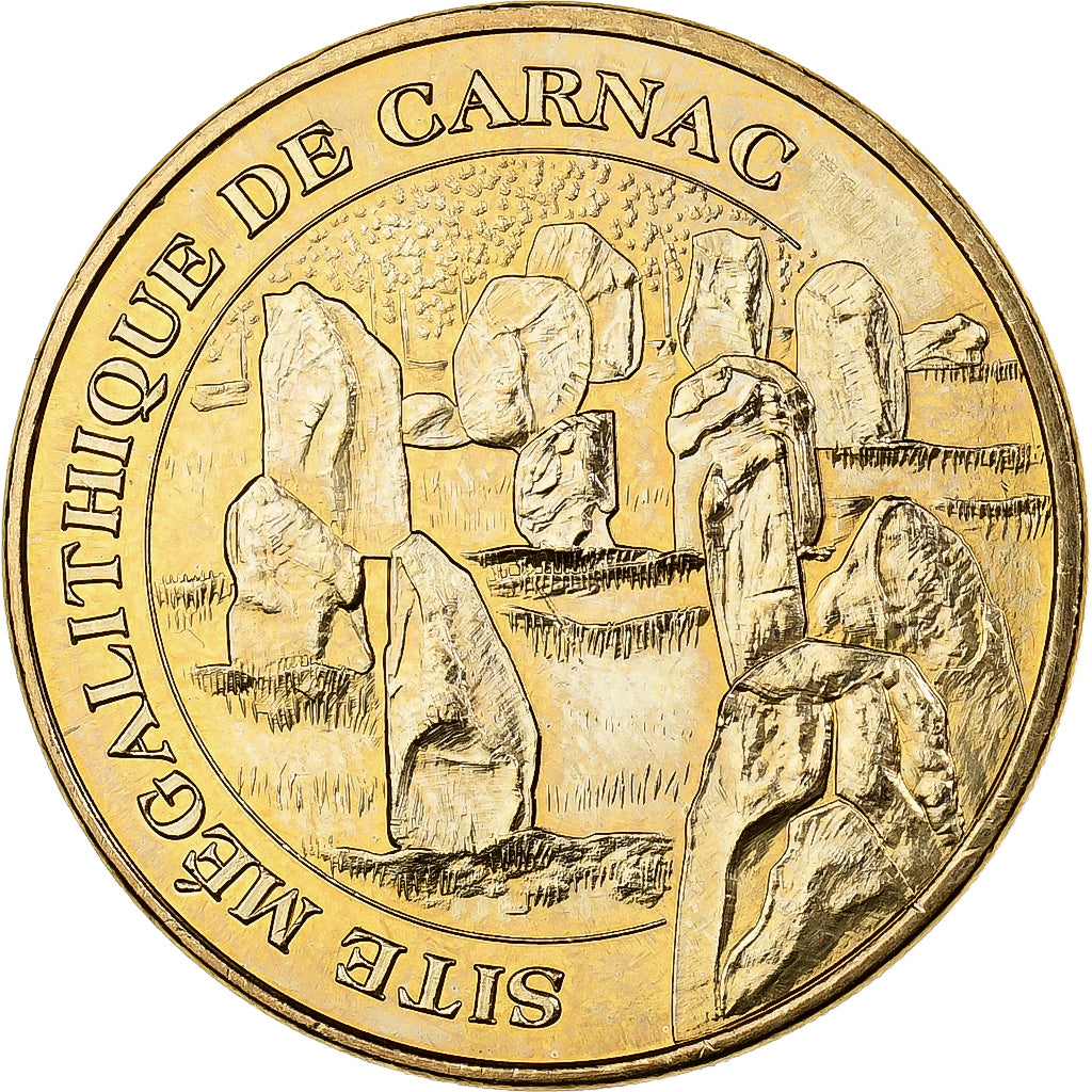 Francja, Token, Carnac - Les alignements n°3, 2011, Miedzionikiel Aluminium