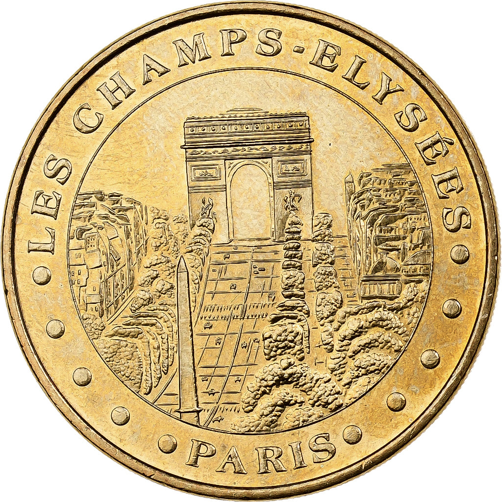 France, Token, Paris - Les Champs Elysées, 2012, Copper-nickel Aluminium, MDP