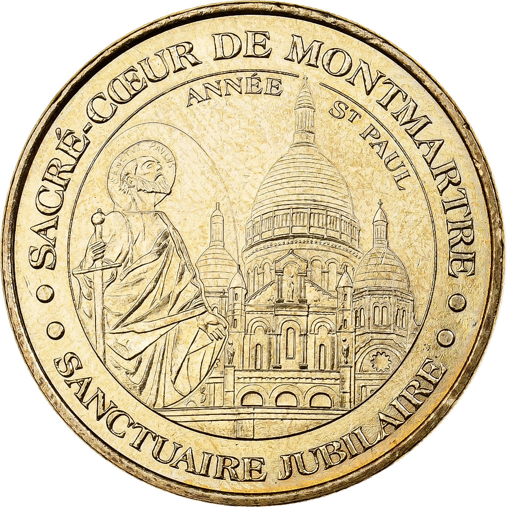 Frankreich, betaalpenning, Sacré Coeur de Montmartre n°4, 2009, Copper-nickel