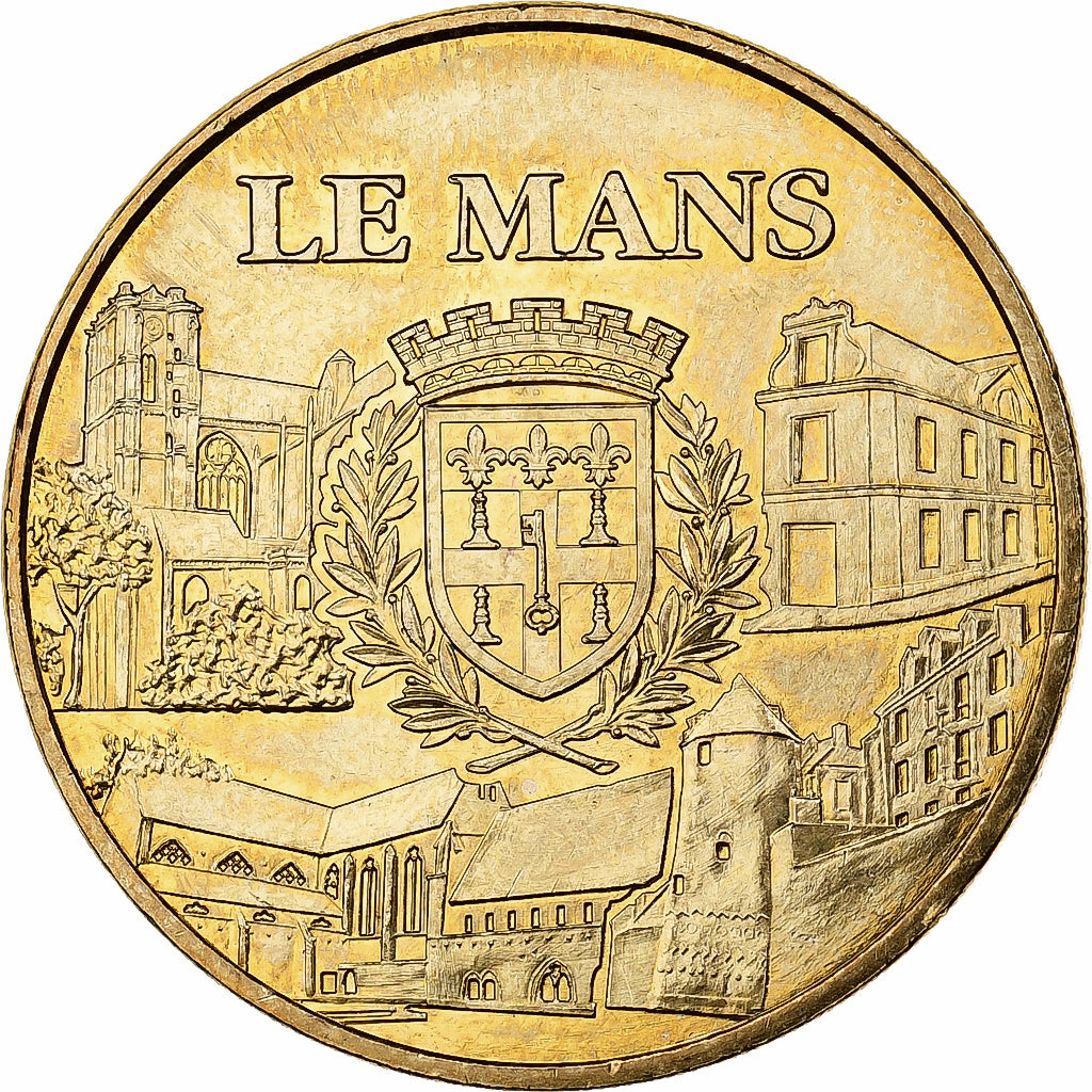 Francia, Tourist token, Le Mans, 2009, MDP, Nordic gold, EBC