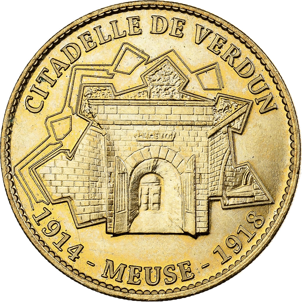 França, Token, Meuse - Citadelle de Verdun - 1914-1918, 2019, Cuproníquel