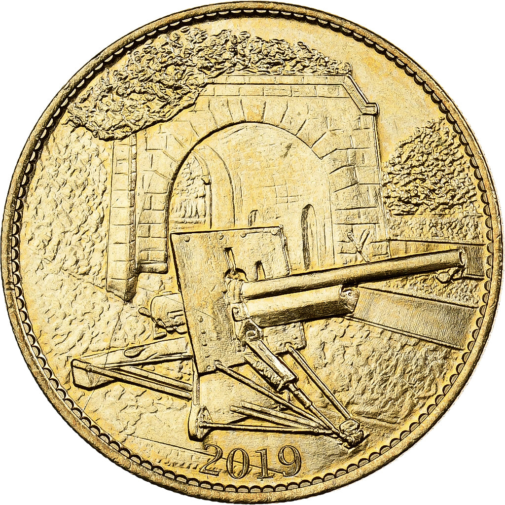 França, Token, Meuse - Citadelle de Verdun - 1914-1918, 2019, Cuproníquel