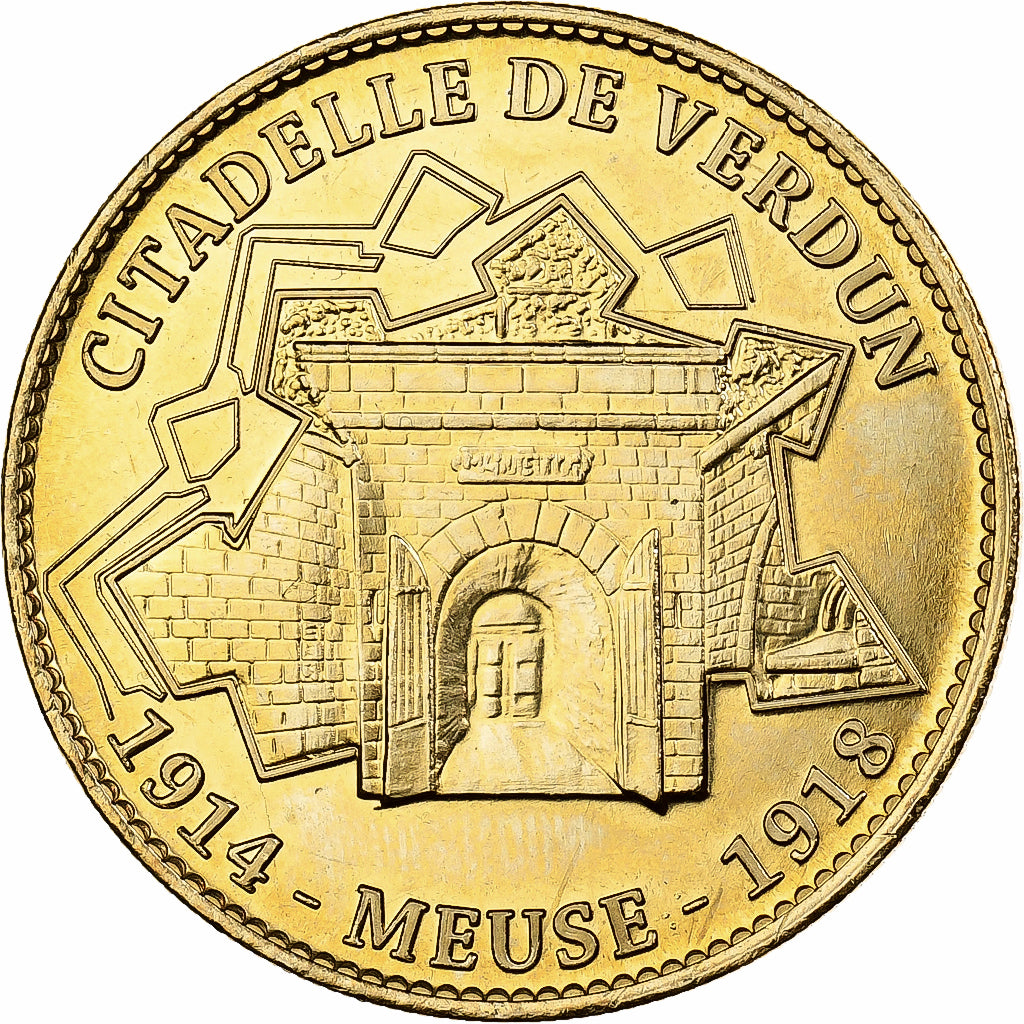 França, Token, Meuse - Citadelle de Verdun - 1914-1918, 2019, Cuproníquel