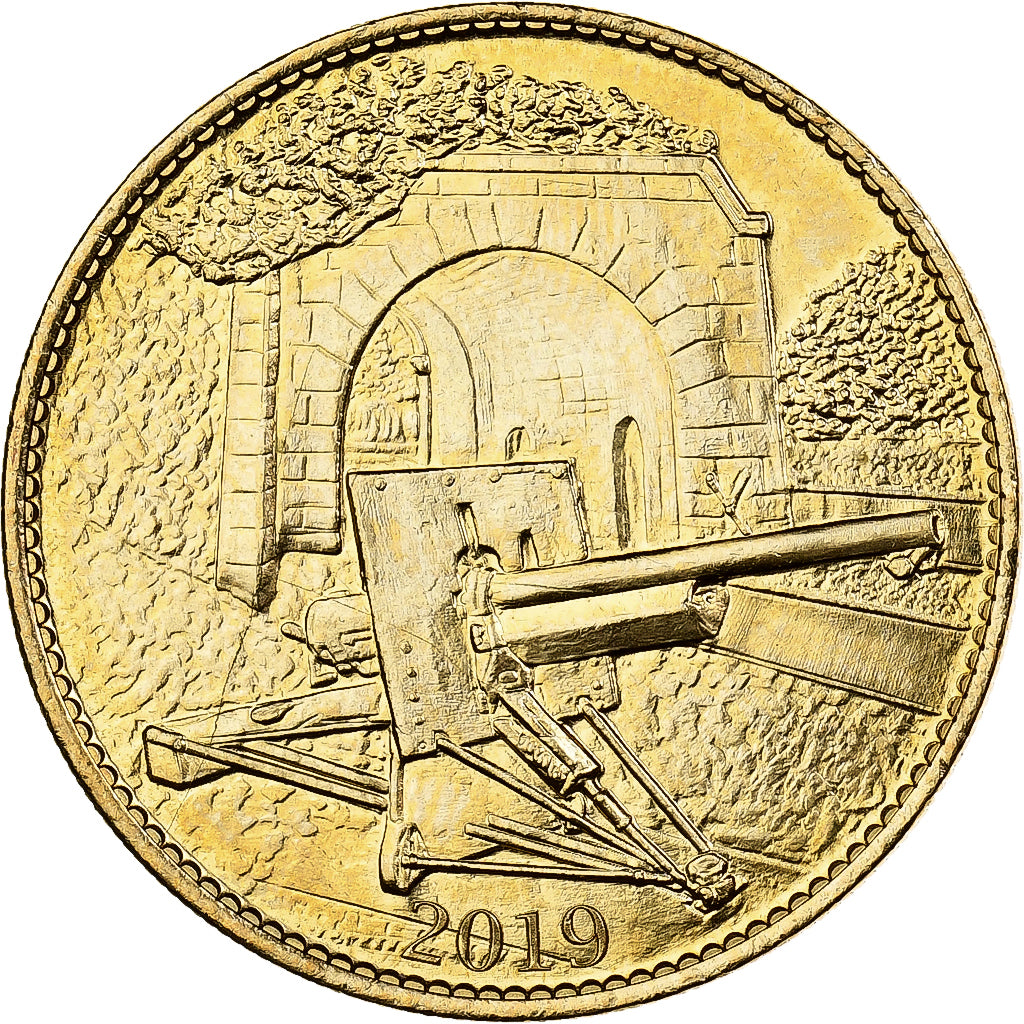 França, Token, Meuse - Citadelle de Verdun - 1914-1918, 2019, Cuproníquel