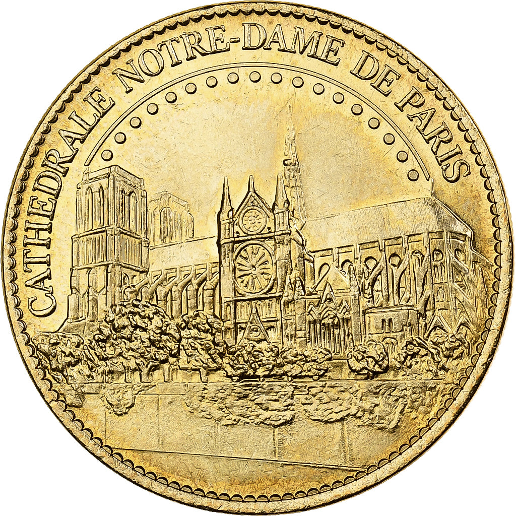 Frankreich, betaalpenning, 75/ Paris - Notre-Dame, Copper-nickel Aluminium