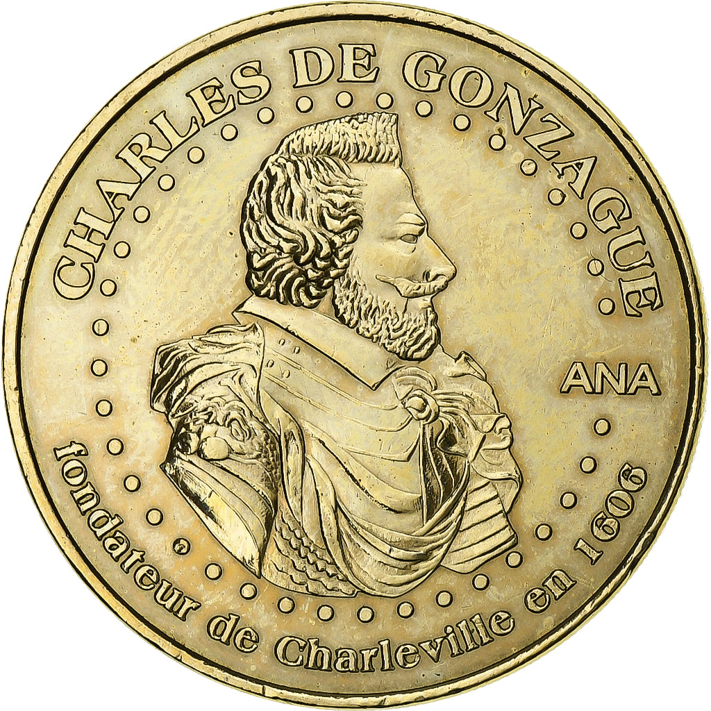 França, Token, Charleville-Mézières - Charles de Gonzague, 2010, Cuproníquel