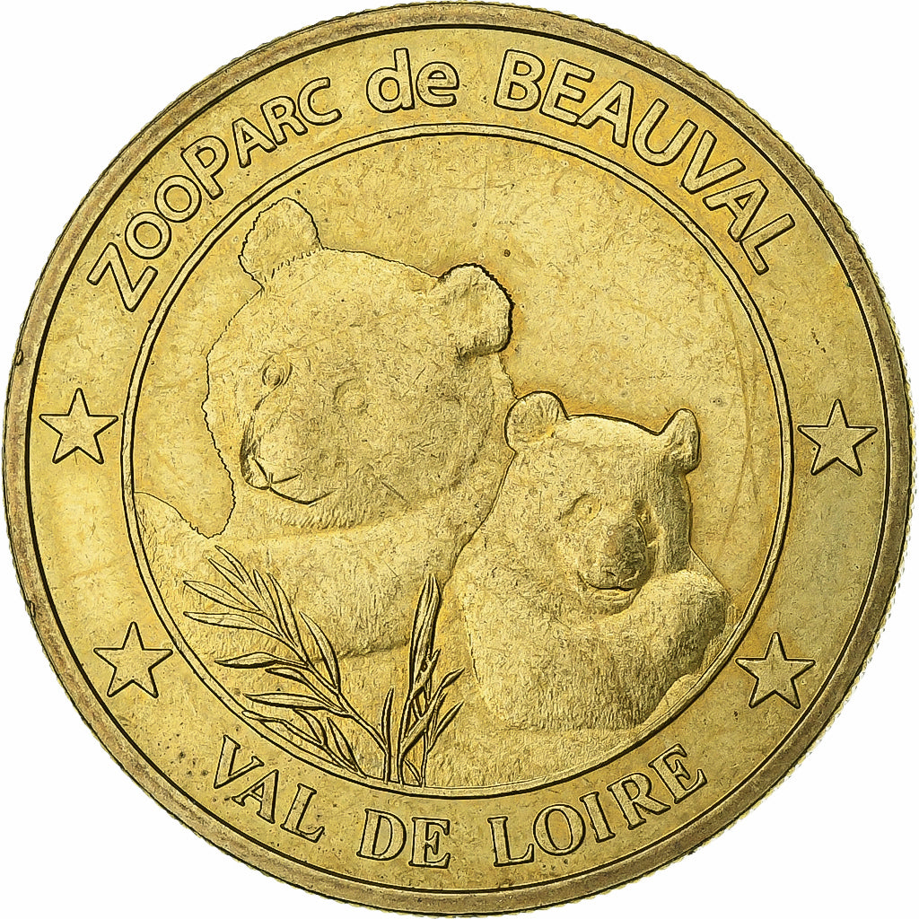 France, Token, Beauval - Zoo - Pandas, Copper-nickel Aluminium, Médailles et