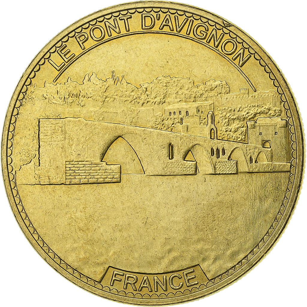França, Token, Avignon - Le Pont d'Avignon, 2014, Cuproníquel Alumínio