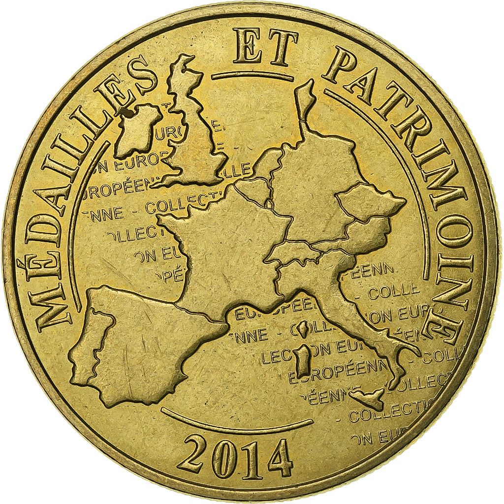 França, Token, Avignon - Le Pont d'Avignon, 2014, Cuproníquel Alumínio