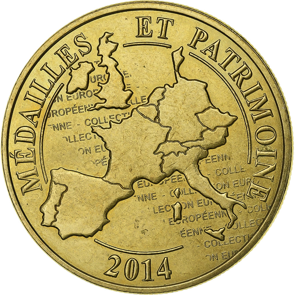 France, Token, Avignon, Palais des Papes, 2014, Copper-nickel Aluminium