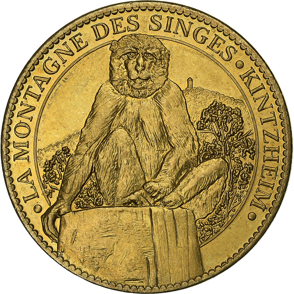France, Token, Kintzheim -  Montagne des Singes, 2012, Copper-nickel Aluminium