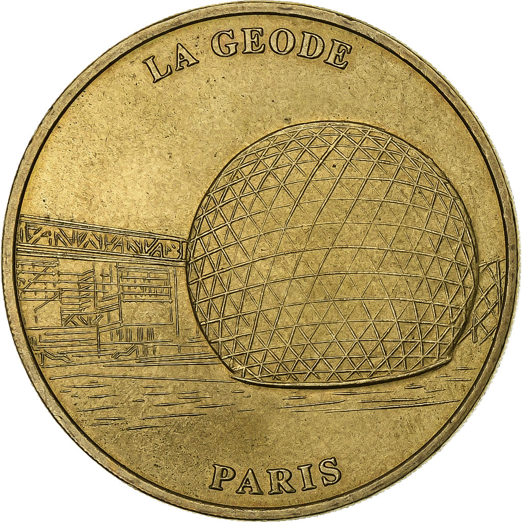 Francia, ficha, La Géode de Paris, 1999, Rame-nichel-alluminio, Monnaie de