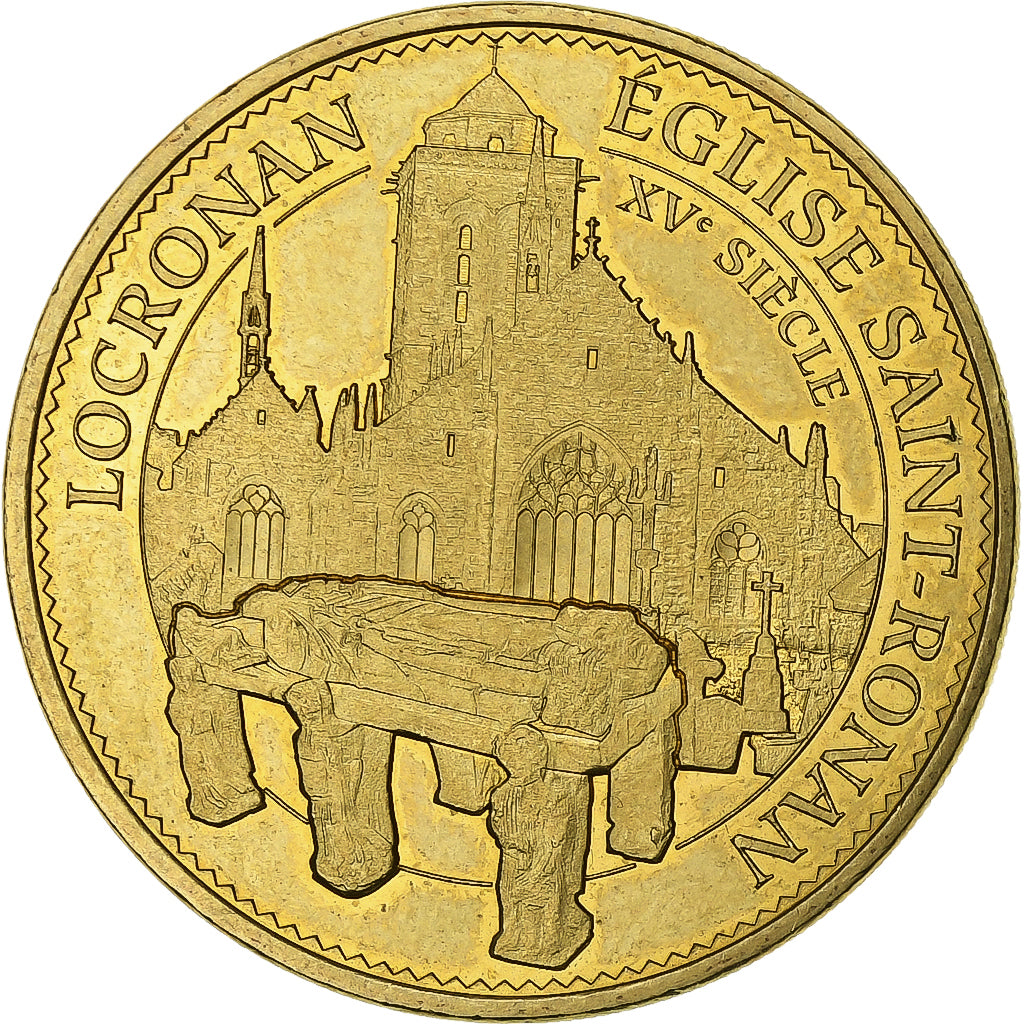 Frankreich, betaalpenning, 29/ Eglise Saint-Ronan - Locronan, 2015