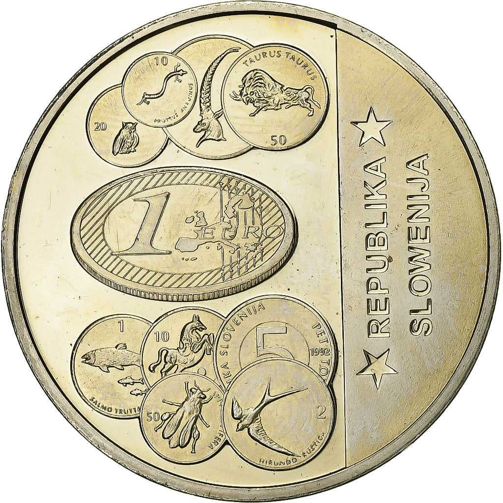 Slovenia, medaglia, L'Europe, Rame placcato argento, SPL-