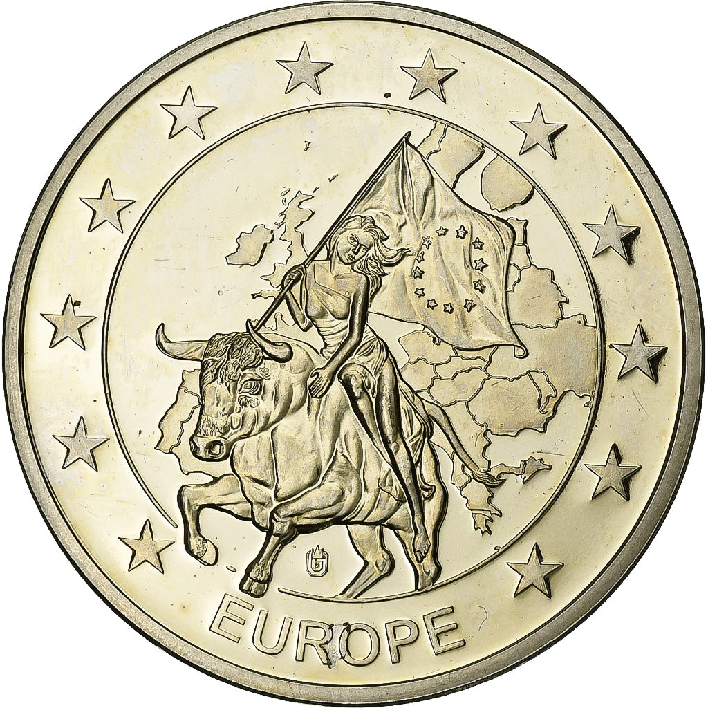 Hungary, Medal, L'Europe, Silver Plated Copper, AU(55-58)