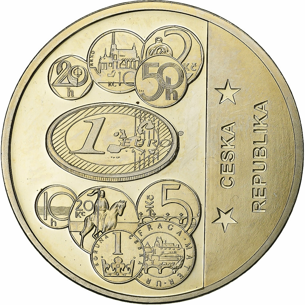 Repubblica Ceca, medaglia, L'Europe, Rame placcato argento, SPL-