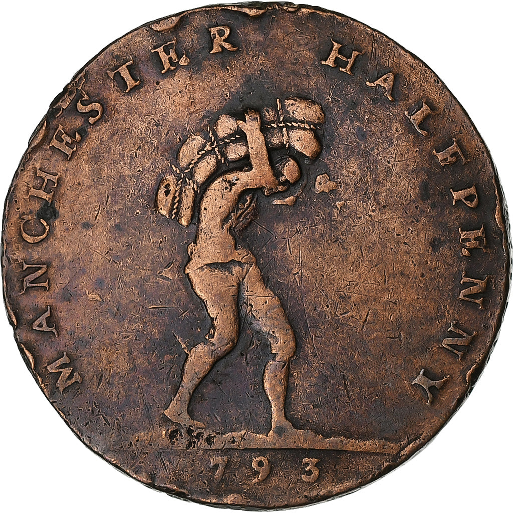 Zjednoczone Królestwo Wielkiej Brytanii, Token, Halfpenny Token, Manchester