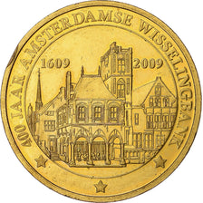 Países Baixos, medalha, 400 Jaar Amsterdamse Wisselingbank, 2009, Cobre