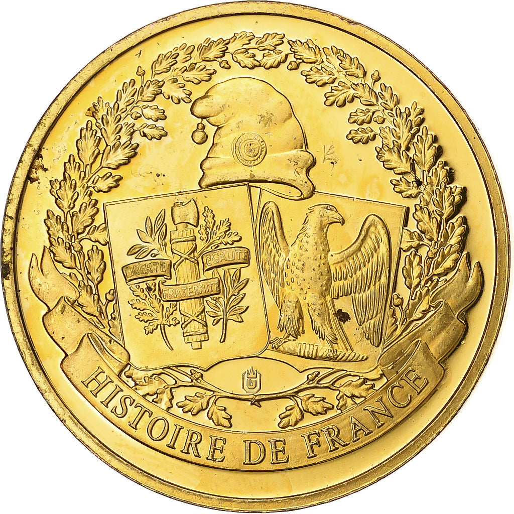 Francia, medalla, L'Abbé Pierre, 2007, Copper Gilt, MBC+