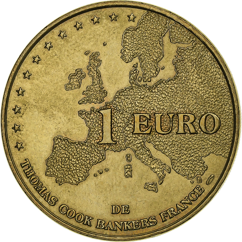 França, Euro, Thomas Cook Bankers France, 1998, Cuproníquel Alumínio