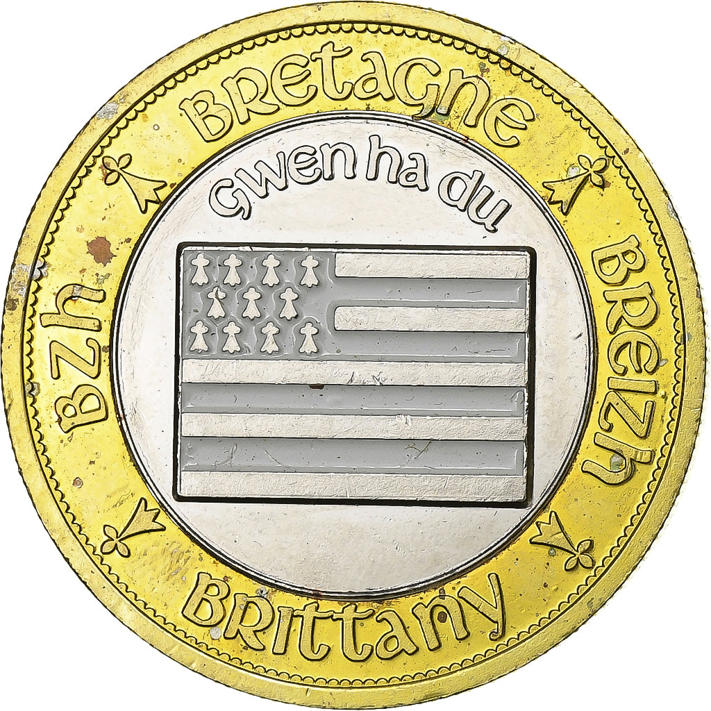 Francia, medalla, Bretagne - Breizh, Bimetálico, EBC