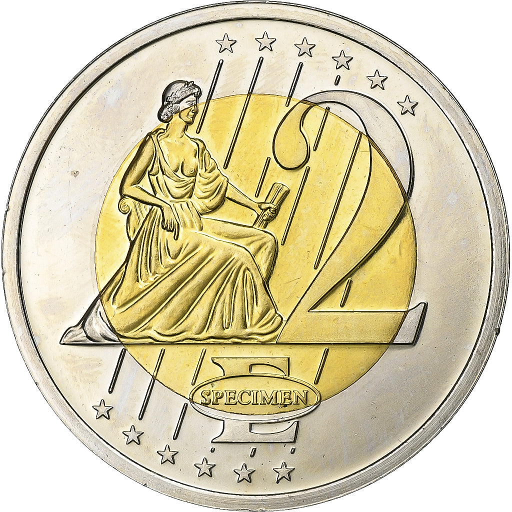 Vatican, 2 Euro, 2 E, Essai-Trial Benoit XVI, 2007, Bi-Metallic, AU(55-58)