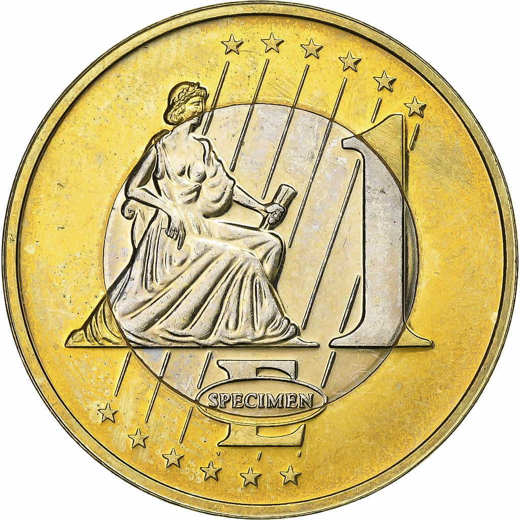 Vatican, Euro, 1 E, Essai-Trial Benoit XVI, 2007, Bimétallique, SUP