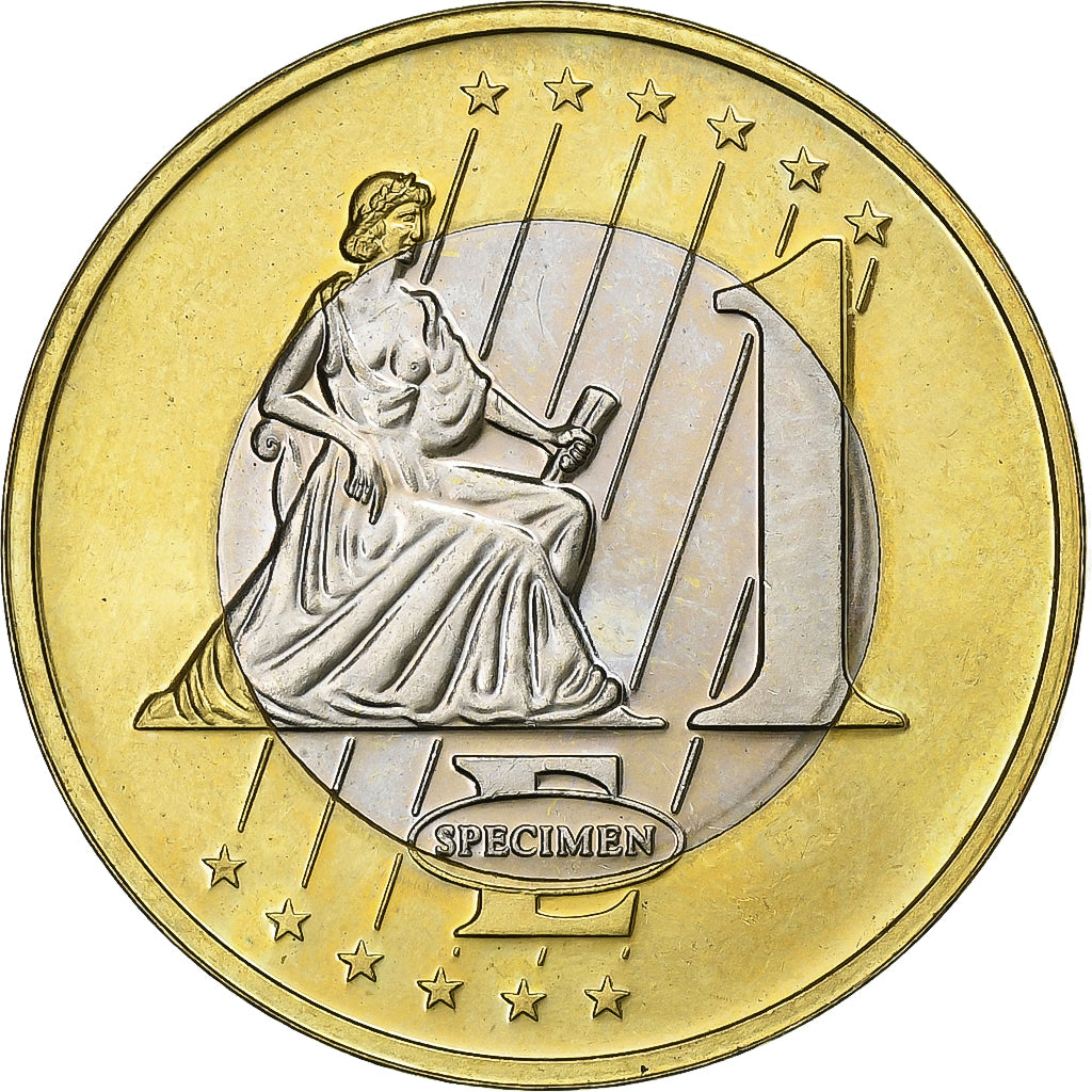 Vaticano, Euro, 1 E, Essai-Trial Benoit XVI, 2007, Bimetálico, EBC