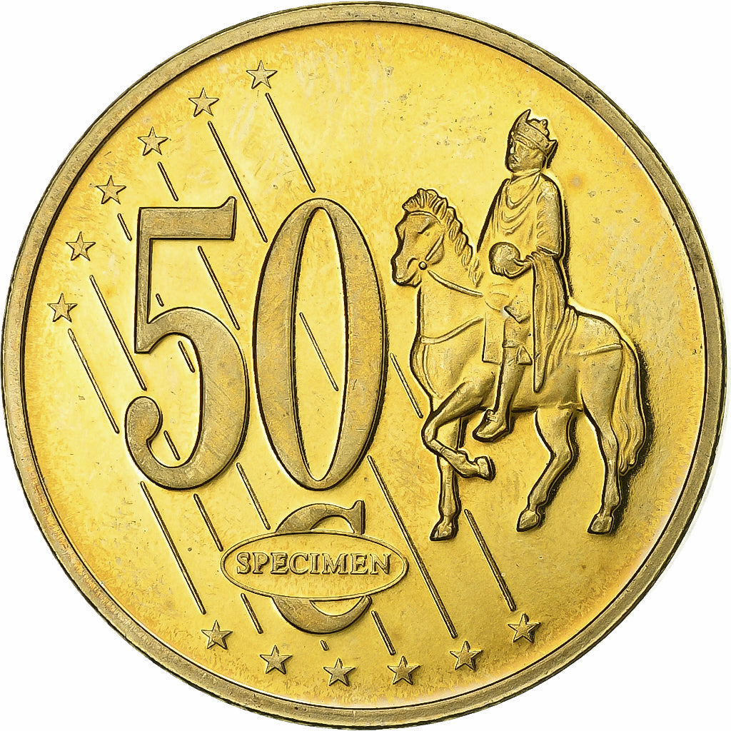 Vaticano, 50 Euro Cent, 50 C, Essai-Trial Benoit XVI, 2007
