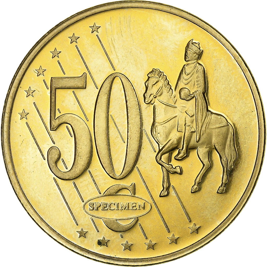 Vatican, 50 Euro Cent, 50 C, Essai-Trial Benoit XVI, 2007