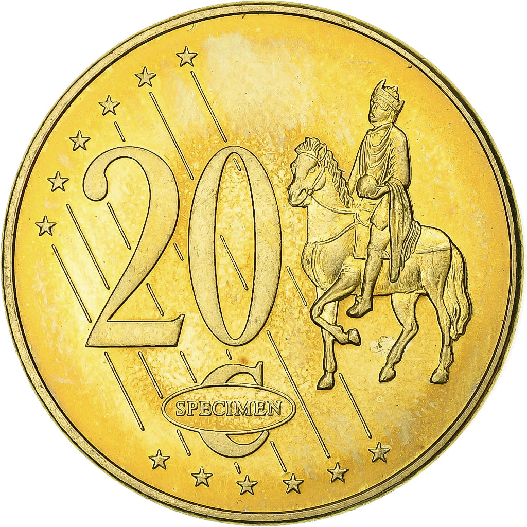 Vaticano, 20 Euro Cent, 20 C, Essai-Trial Benoit XVI, 2007